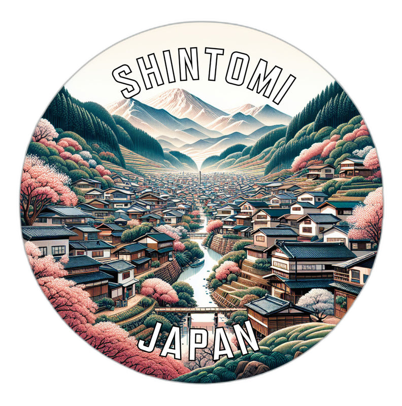 Shintomi Japan Souvenir Vinyl Decal Sticker 2-Inch