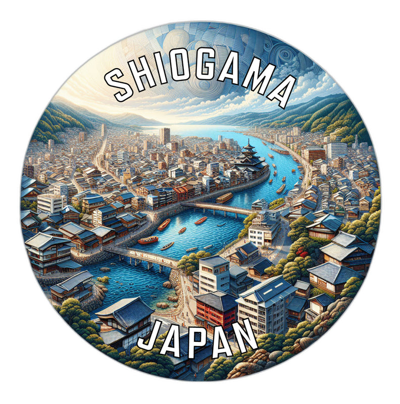 Shiogama Japan Souvenir Vinyl Decal Sticker 6-Inch