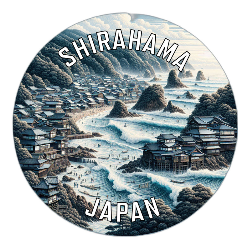 Shirahama Japan Souvenir Vinyl Decal Sticker 2-Inch