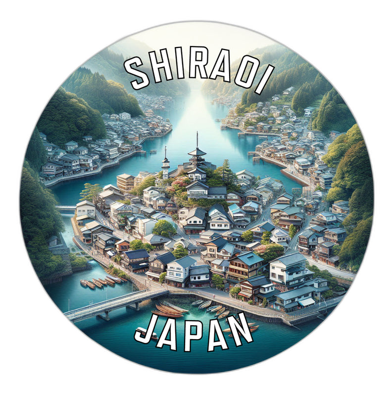 Shiraoi Japan Souvenir Die Cut Flat Magnet 2-Inch