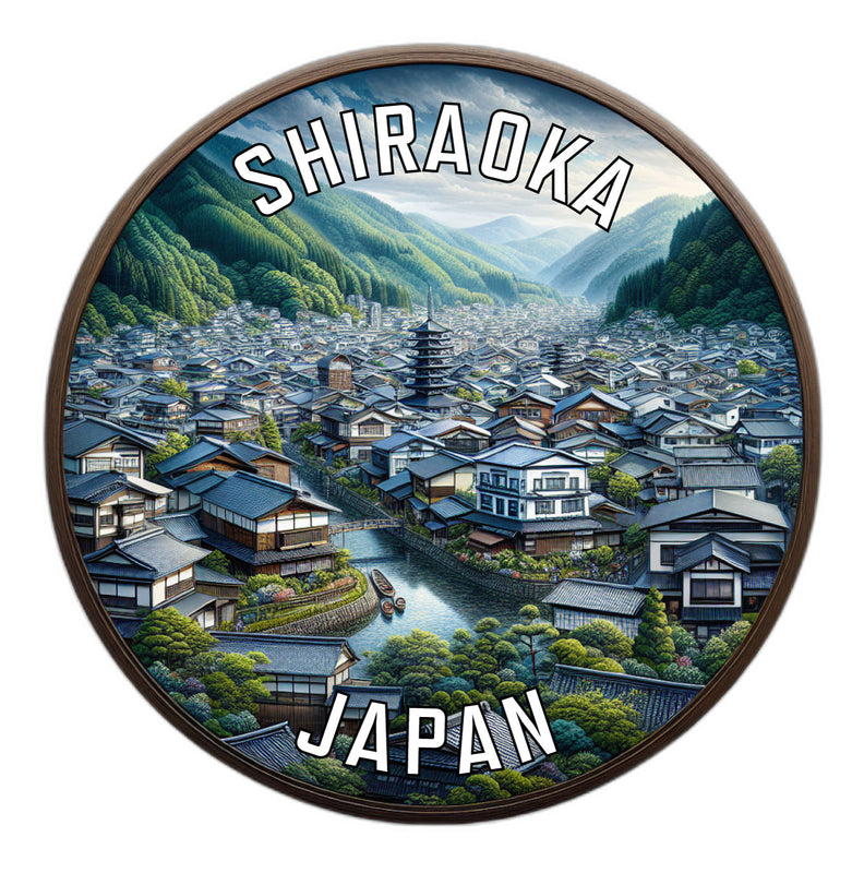 Shiraoka Japan Souvenir Vinyl Decal Sticker 6-Inch