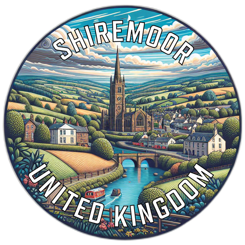 Shiremoor United Kingdom Souvenir Die Cut Flat Magnet 2-Inch