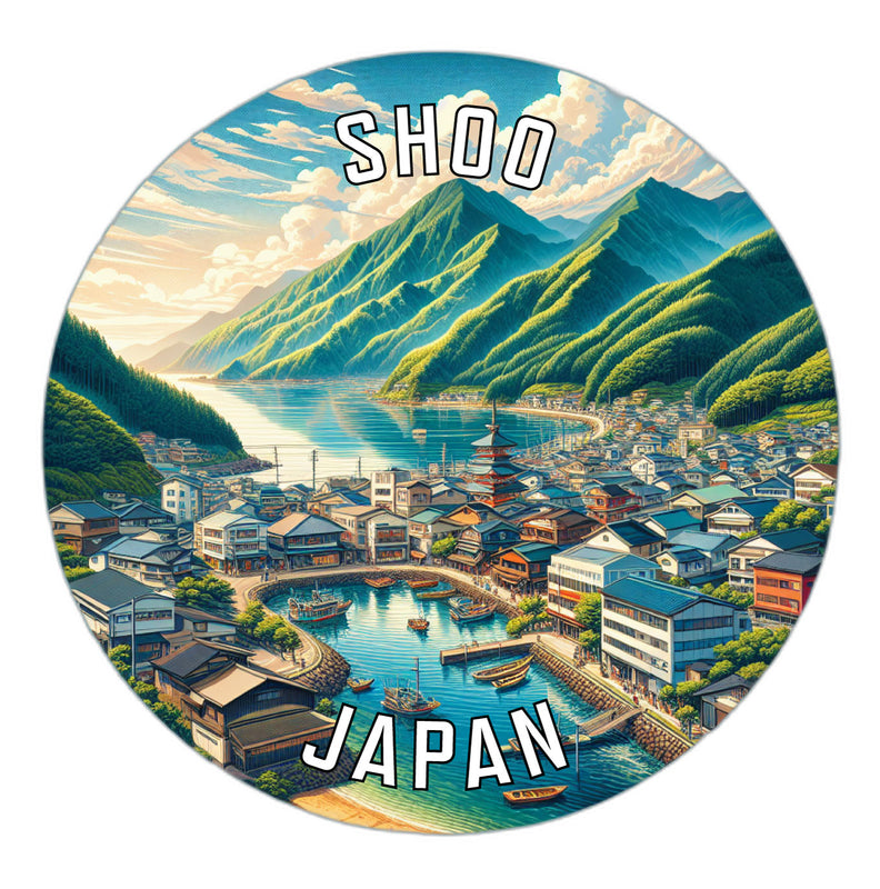 Shoo Japan Souvenir Die Cut Flat Magnet 6-Inch