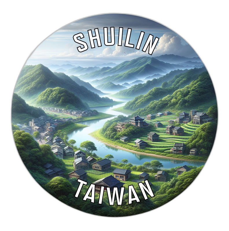 Shuilin Taiwan Souvenir Vinyl Decal Sticker 6-Inch