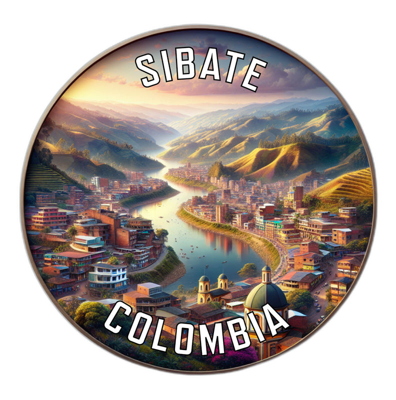 Sibate Colombia Souvenir Vinyl Decal Sticker 6-Inch