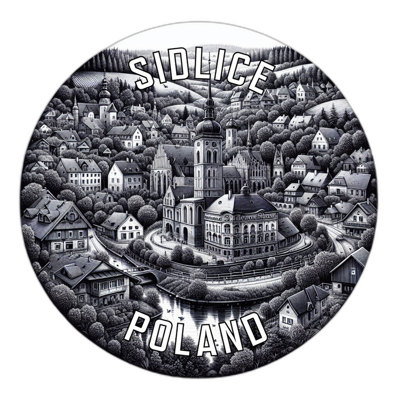 Sidlice Poland Souvenir Vinyl Decal Sticker 2-Inch