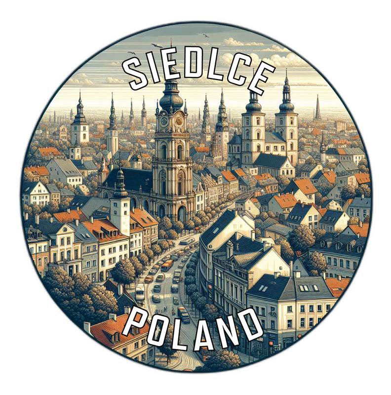 Siedlce Poland Souvenir Vinyl Decal Sticker 6-Inch