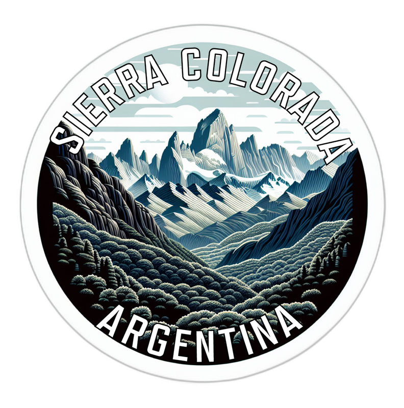 Sierra Colorada Argentina Souvenir Die Cut Flat Magnet 2-Inch