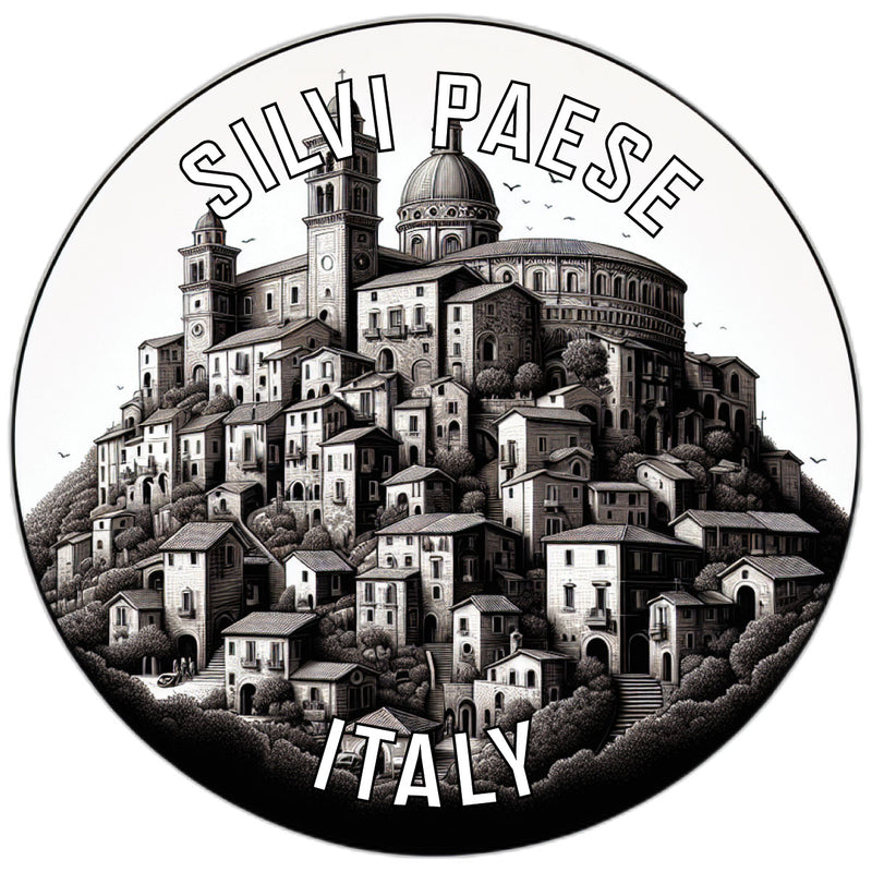 Silvi Paese Italy Souvenir Die Cut Flat Magnet 2-Inch