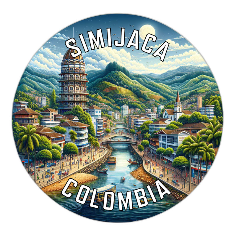 Simijaca Colombia Souvenir Vinyl Decal Sticker 2-Inch
