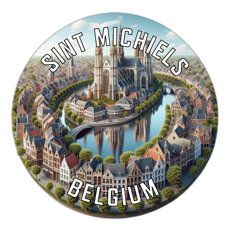 Sint Michiels Belgium Souvenir Vinyl Decal Sticker 2-Inch