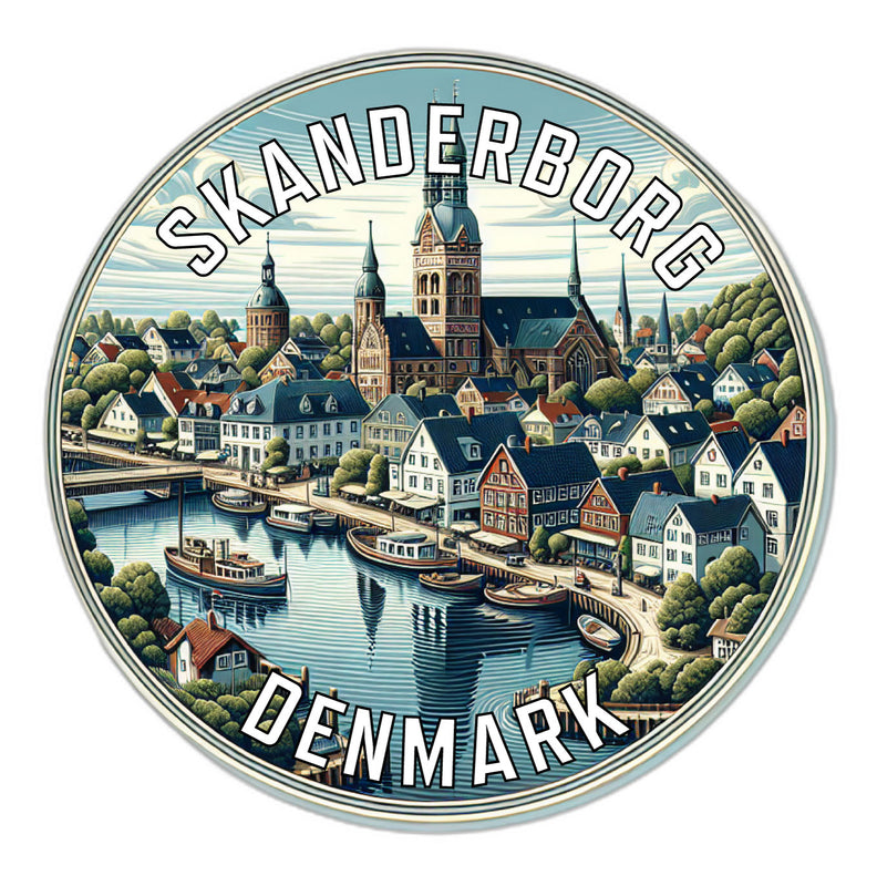 Skanderborg Denmark Souvenir Vinyl Decal Sticker 2-Inch