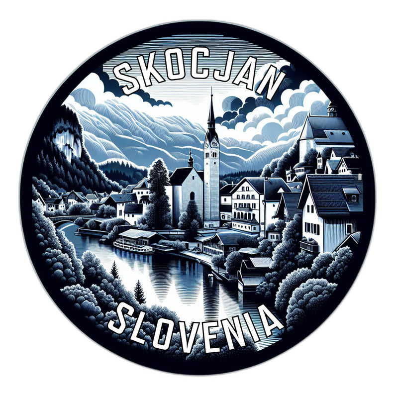 Skocjan Slovenia Souvenir Vinyl Decal Sticker 2-Inch