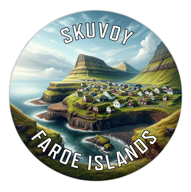 Skuvoy Faroe Islands Souvenir Vinyl Decal Sticker 6-Inch