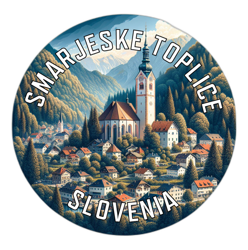 Smarjeske Toplice Slovenia Souvenir Vinyl Decal Sticker 6-Inch
