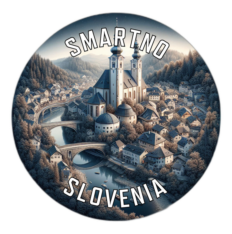 Smartno Slovenia Souvenir Vinyl Decal Sticker 2-Inch