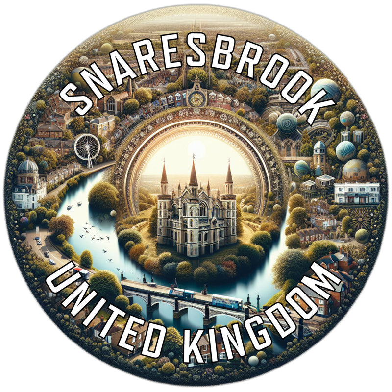 Snaresbrook United Kingdom Souvenir Die Cut Flat Magnet 2-Inch