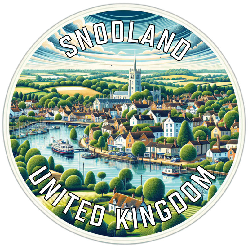 Snodland United Kingdom Souvenir Die Cut Flat Magnet 2-Inch