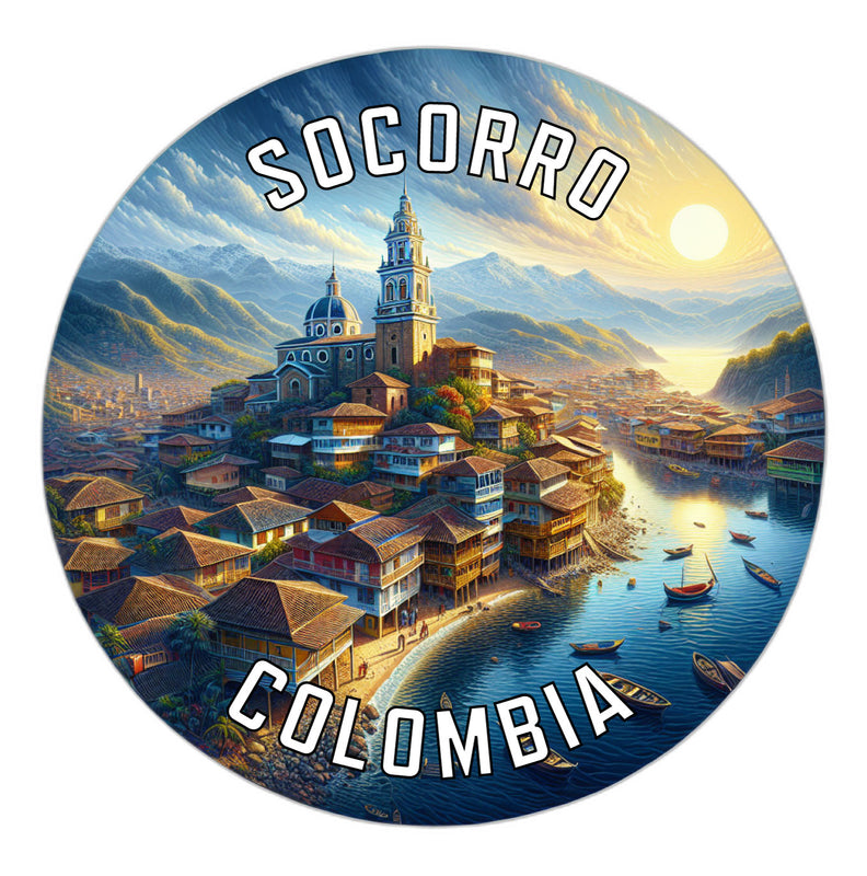 Socorro Colombia Souvenir Vinyl Decal Sticker 3-Inch