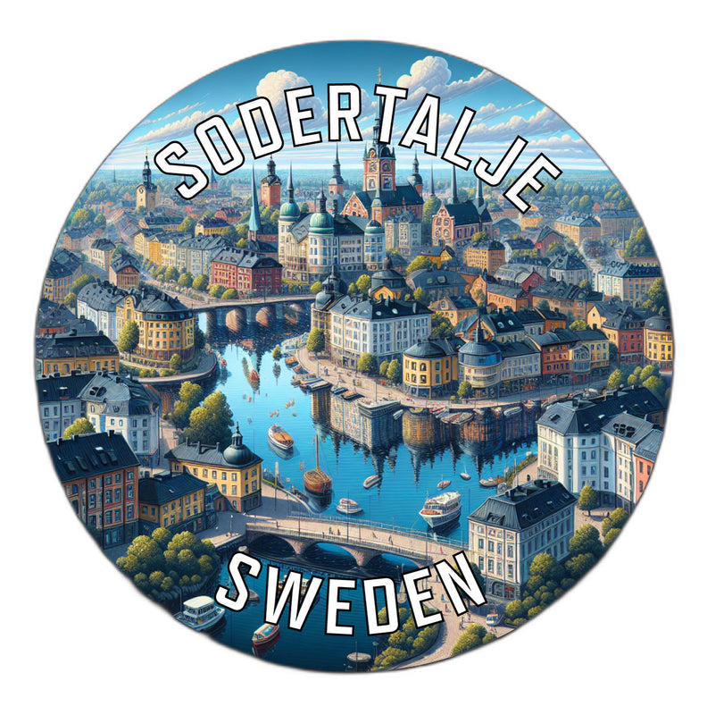 Sodertalje Sweden Souvenir Vinyl Decal Sticker 4-Inch