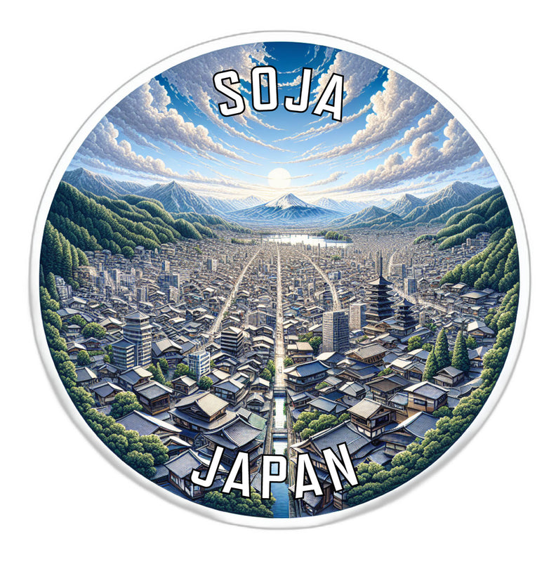 Soja Japan Souvenir Vinyl Decal Sticker 2-Inch