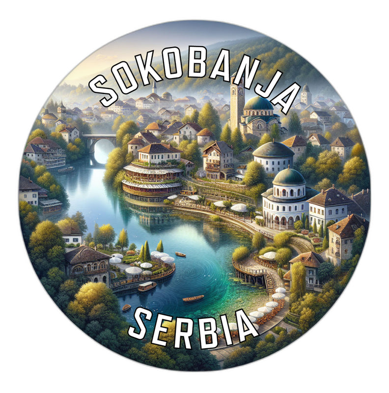 Sokobanja Serbia Souvenir Vinyl Decal Sticker 6-Inch
