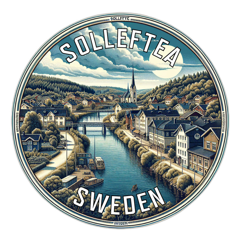 Solleftea Sweden Souvenir Vinyl Decal Sticker 2-Inch