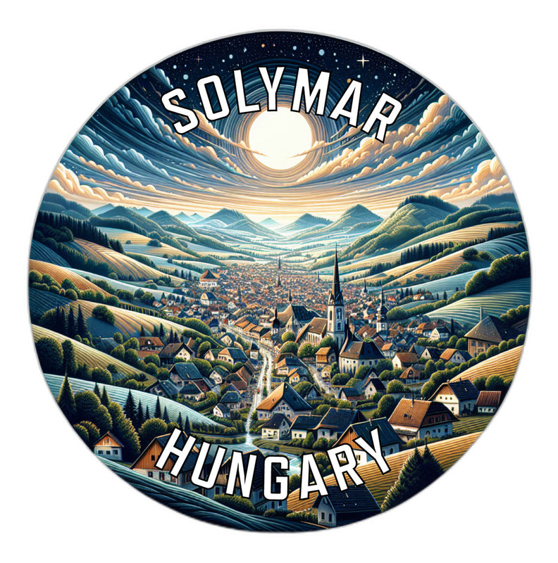 Solymar Hungary Souvenir Vinyl Decal Sticker 6-Inch