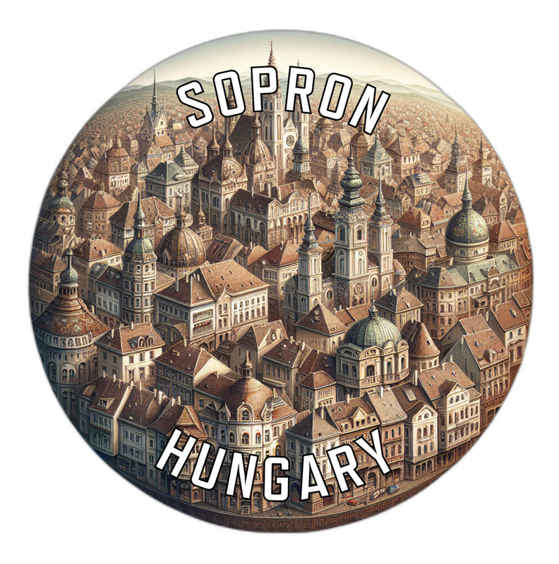 Sopron Hungary Souvenir Vinyl Decal Sticker 2-Inch