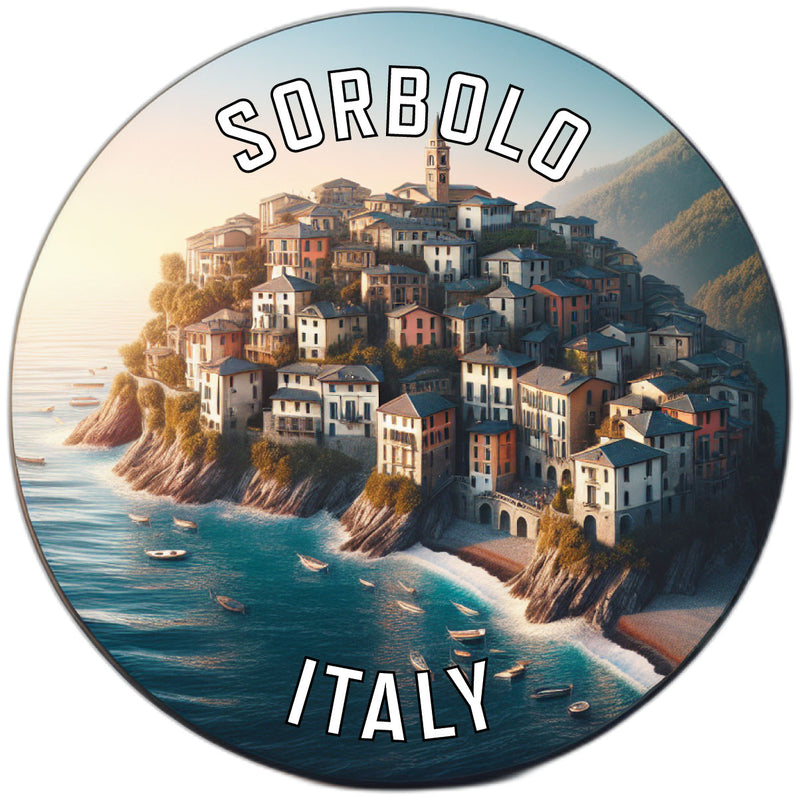 Sorbolo Italy Souvenir Die Cut Flat Magnet 6-Inch