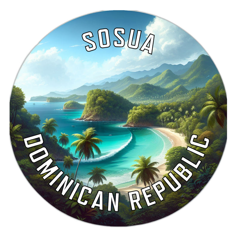 Sosua Dominican Republic Souvenir Die Cut Flat Magnet 2-Inch