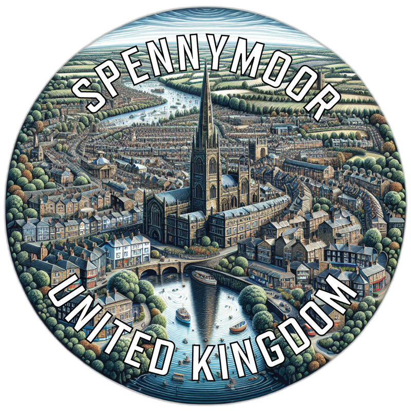 Spennymoor United Kingdom Souvenir Vinyl Decal Sticker 2-Inch