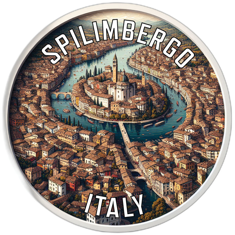 Spilimbergo Italy Souvenir Die Cut Flat Magnet 2-Inch