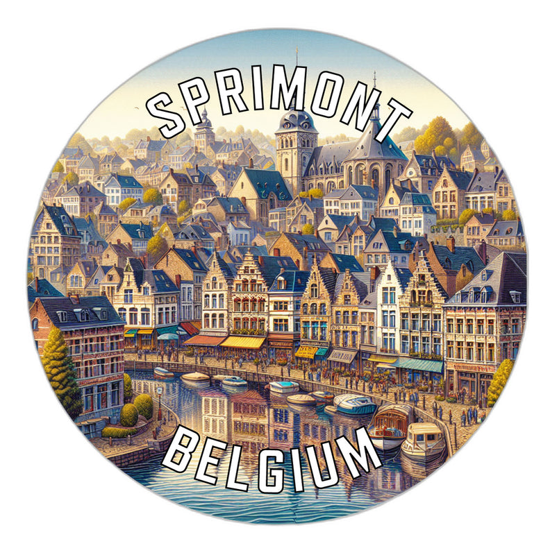 Sprimont Belgium Souvenir Vinyl Decal Sticker 6-Inch