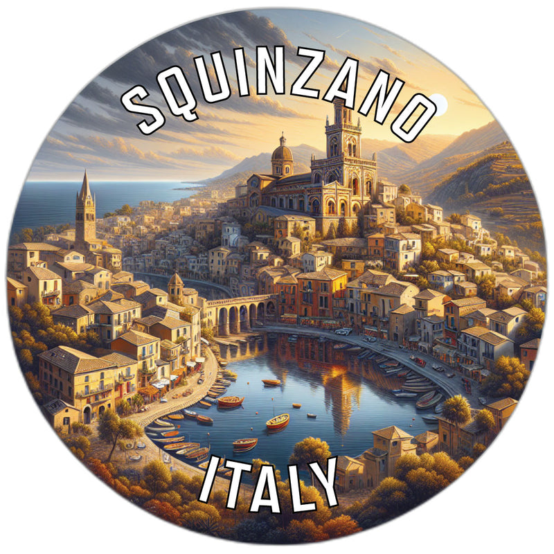 Squinzano Italy Souvenir Die Cut Flat Magnet 6-Inch