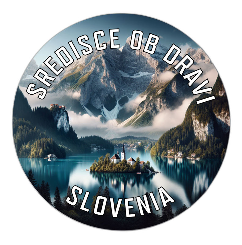 Sredisce ob Dravi Slovenia Souvenir Die Cut Flat Magnet 2-Inch