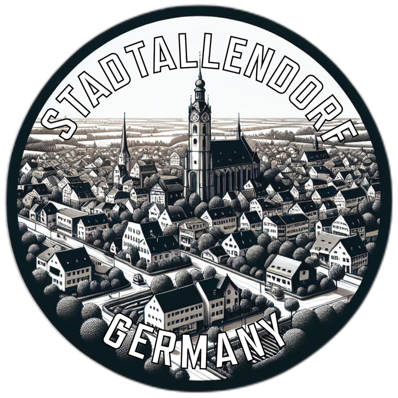 Stadtallendorf Germany Souvenir Vinyl Decal Sticker 6-Inch