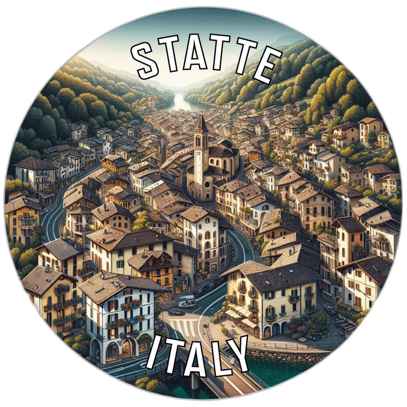 Statte Italy Souvenir Vinyl Decal Sticker 2-Inch