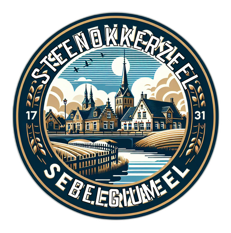 Steenokkerzeel Belgium Souvenir Vinyl Decal Sticker 2-Inch