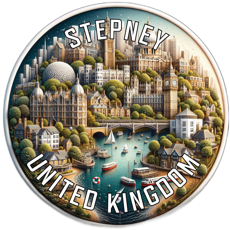 Stepney United Kingdom Souvenir Vinyl Decal Sticker 6-Inch