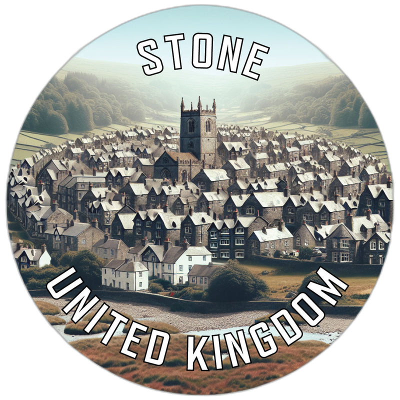 Stone United Kingdom Souvenir Die Cut Flat Magnet 6-Inch