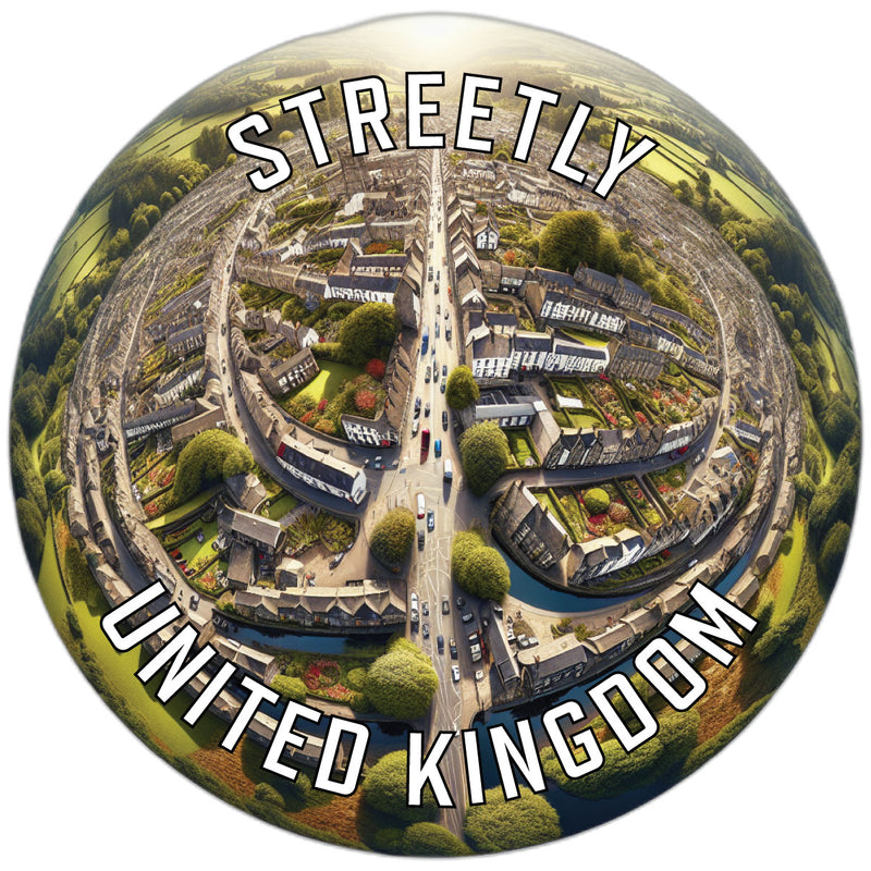 Streetly United Kingdom Souvenir Die Cut Flat Magnet 6-Inch