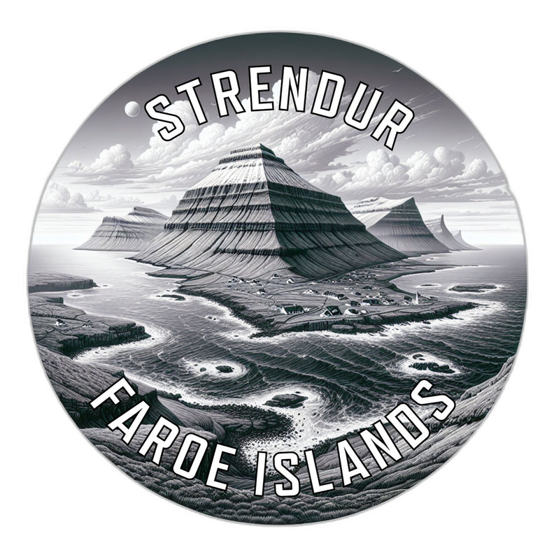 Strendur Faroe Islands Souvenir Vinyl Decal Sticker 2-Inch