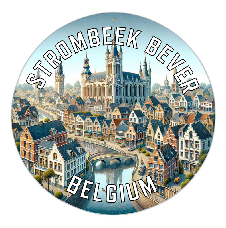 Strombeek Bever Belgium Souvenir Vinyl Decal Sticker 6-Inch