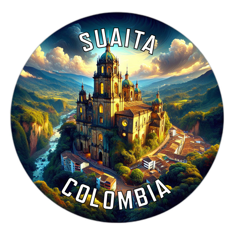 Suaita Colombia Souvenir Vinyl Decal Sticker 2-Inch