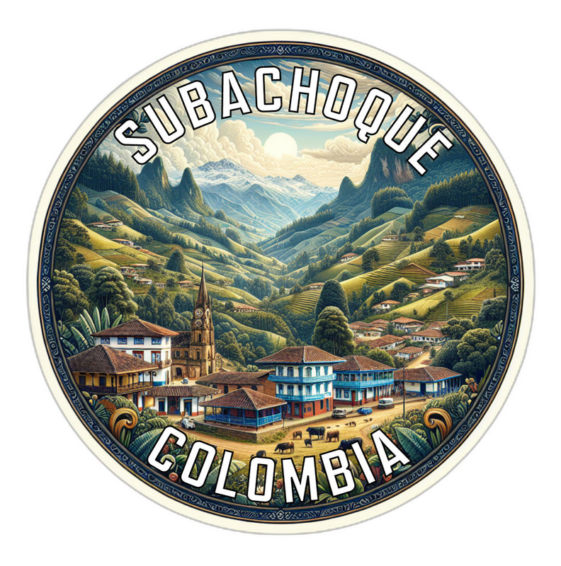 Subachoque Colombia Souvenir Vinyl Decal Sticker 2-Inch