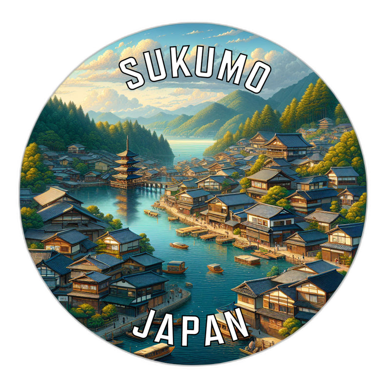 Sukumo Japan Souvenir Vinyl Decal Sticker 2-Inch
