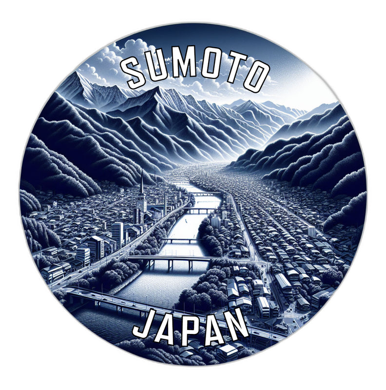 Sumoto Japan Souvenir Vinyl Decal Sticker 2-Inch