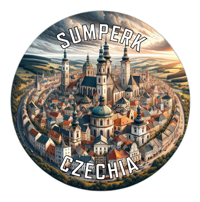 Sumperk Czechia Souvenir Vinyl Decal Sticker 6-Inch