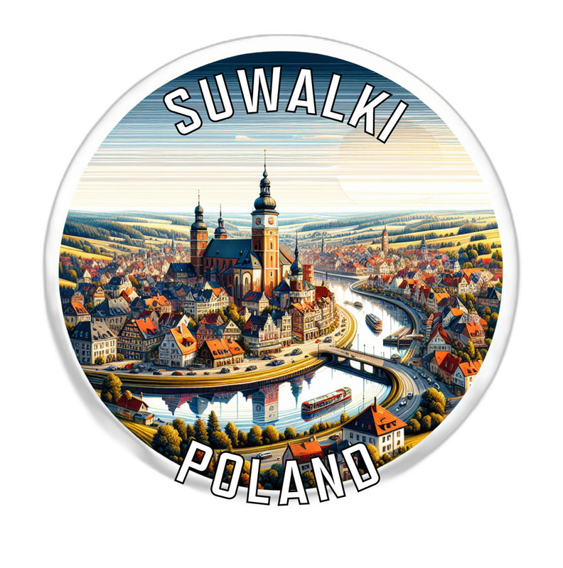 Suwalki Poland Souvenir Vinyl Decal Sticker 3-Inch